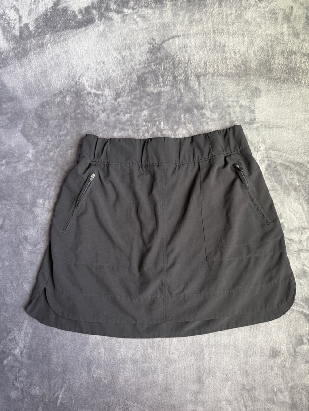 Kyodan Black Athletic Skort with Zippered Pockets